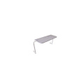 Hospital Height Adjustable Luxury Overbed Table with Wheels